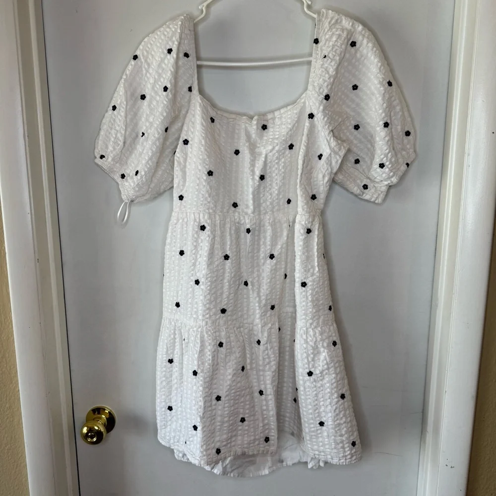 ❕SALE❕ Rails Selene Floral Embroidered Seersucker Dress